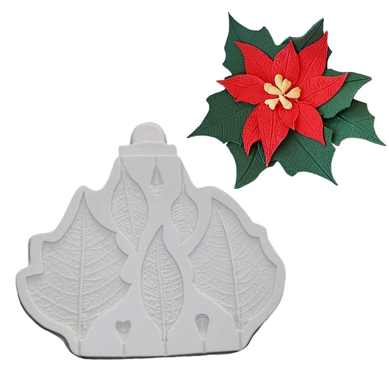 

Цветок сафлоровый лист модельная Жидкая силиконовая форма Сделай Сам торт шоколад десерт Кондитерские украшения кухонные аксессуары для выпечки инструмент