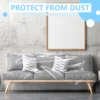Couch Cover Pet Plastic Waterproof Dust Cover PE Transparent Furniture Covers Sofa Covers for Protection Against Cat Dog Clawing 2