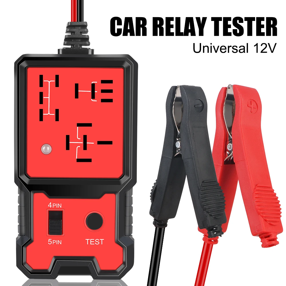 Automotive Electronic Relay Tester Car Relay Tester Universal 12V LED Indicator Light Car Battery Checker Car Accessories 1