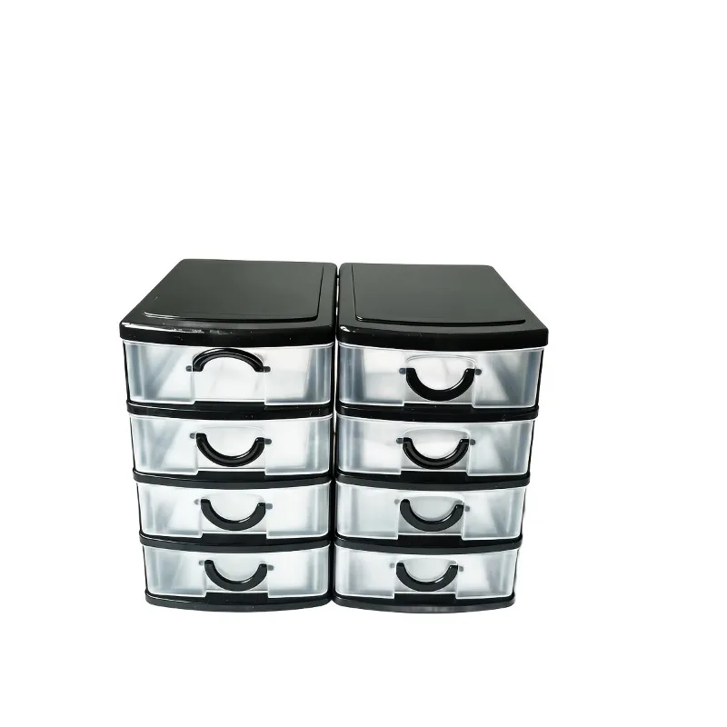 4단 서랍형 보석함, 라인스톤 칸막이와 귀걸이 수납 공간 포함