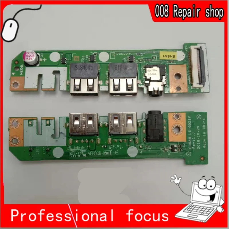 

Для Acer A515-52G A515-52 USB AUDIO IO BOARD LS-G521P