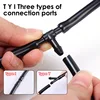 Hot Car Auto Windshield Washer Hose Wiper Blade Pipe Jet Spray Nozzle Water Fluid Tube Joiner Connector Replacement Kit 6