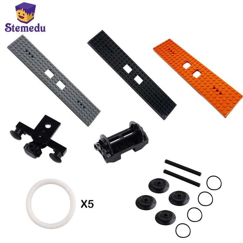 Accessori Per Treni Parti Tecniche Multi Power Functions Tool Train Base Plate Train Track Motor Pf Model Set Building Blocks