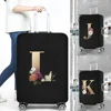Stretch Luggage Covers 18-32 Protector Travel Luggage Suitcase Protective Cover Gold Letter Series Dust Covers Travel Organizer 1