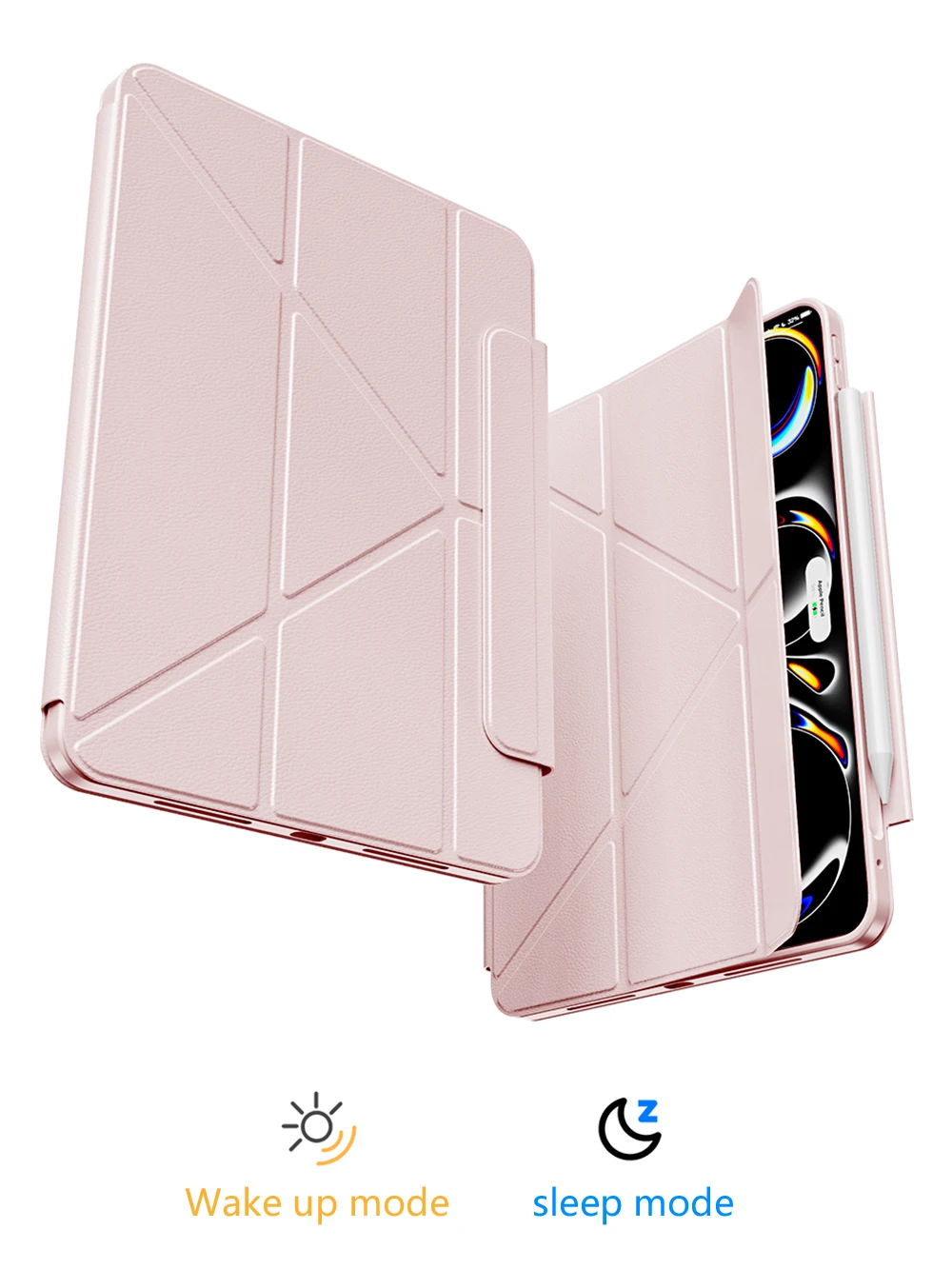Ultra-Slim Magnetic Trifold Stand Case