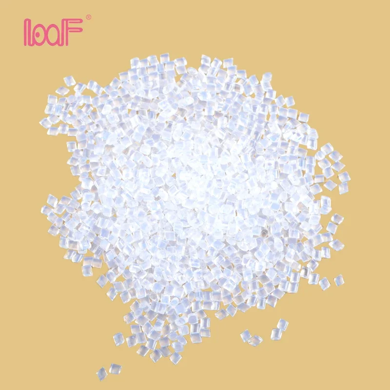 LOOF 1kg Italian Top quality Adhesion Keratin glue Granules Strong Hold Non Slip Bonds for I Tip/U Tip Fusion Hair Extensions