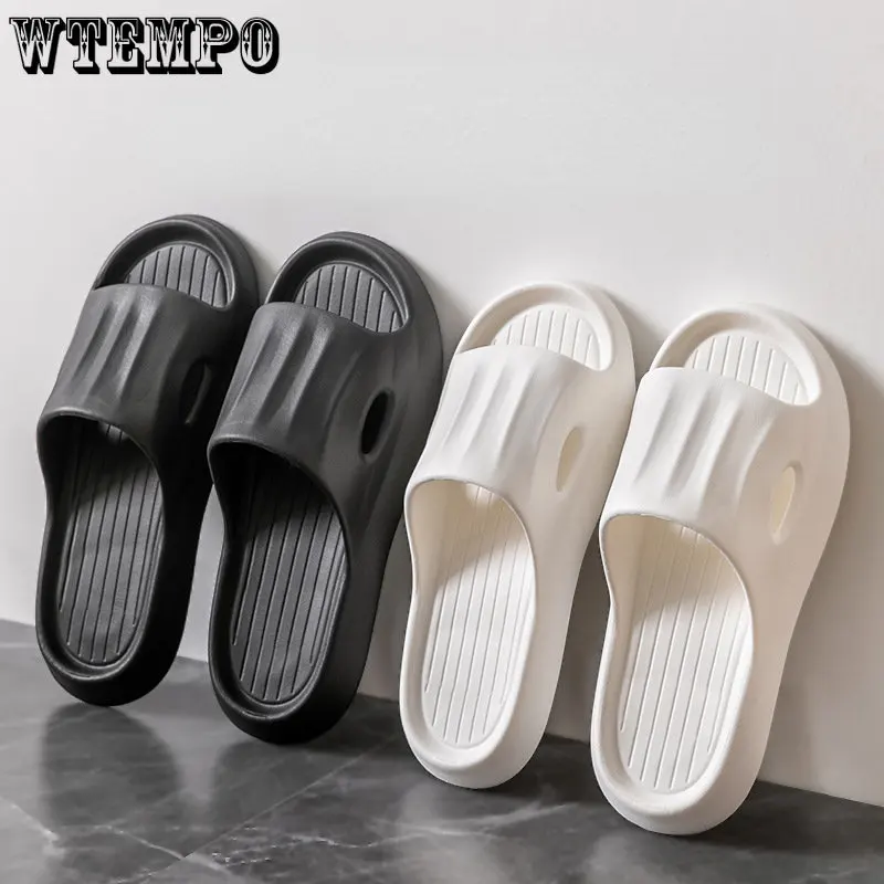 

WTEMPO Women Platform Slippers Summer Beach Eva Soft Sole Sandals Leisure Indoor Bathroom Anti Slip Zapatillas Chaussons