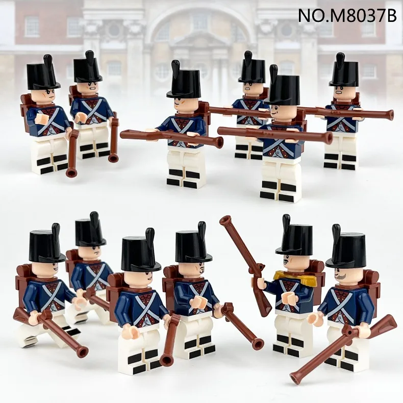 Royal Soldier Building Blocks MOC Medieval Corps baut Spielzeug, Schilde, humanoide Puppen, Geburtstagsgeschenke und Zeichentrickfiguren zusammen – Detail 7