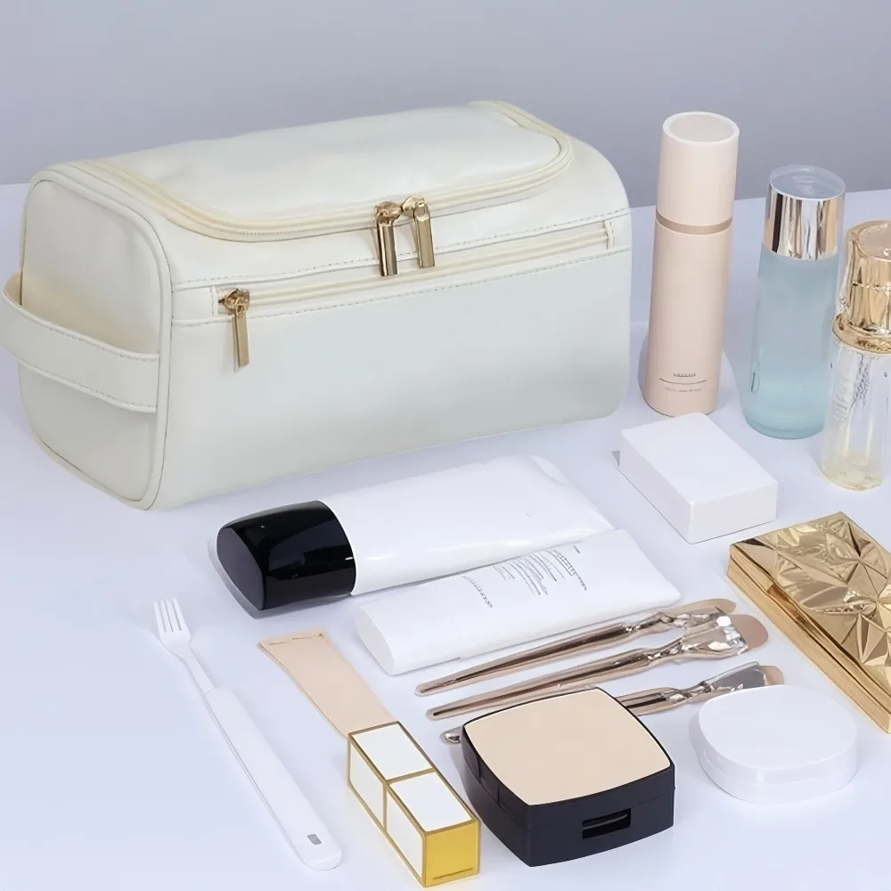 Leather Travel Cosmetic Bag 6