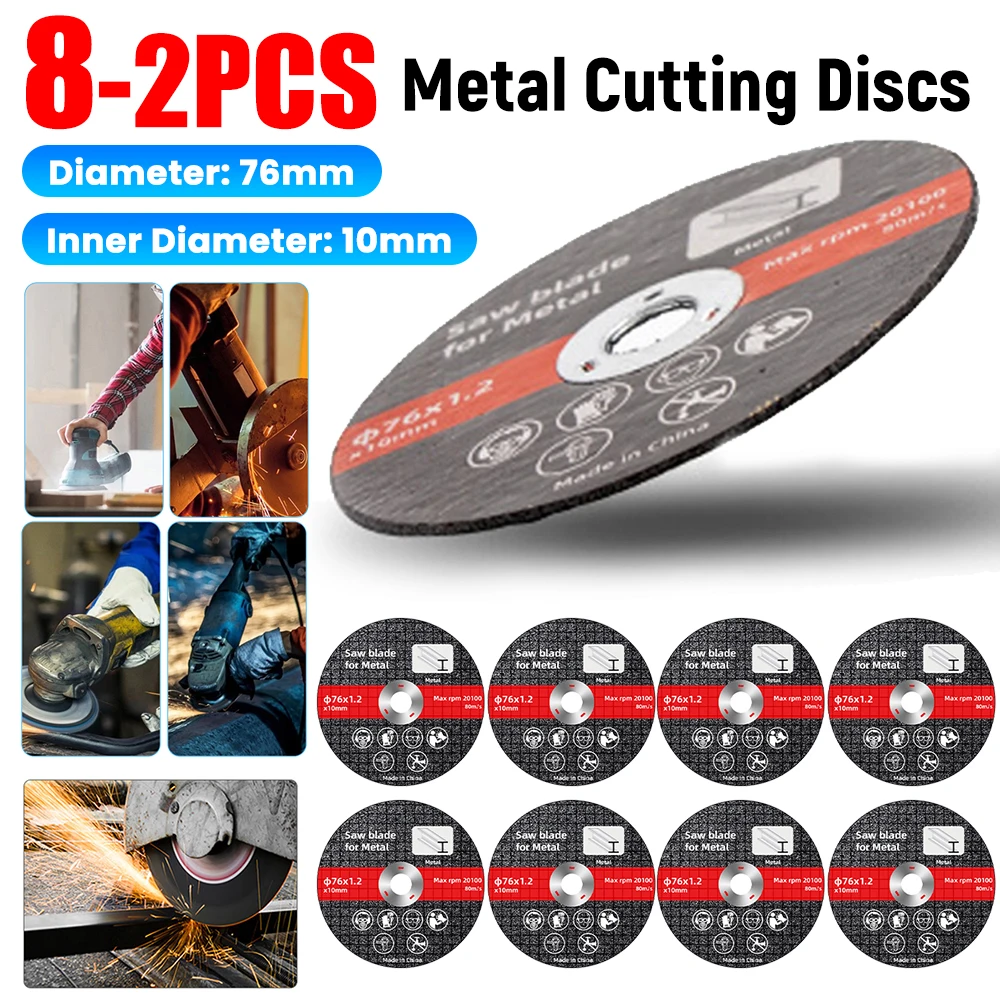 Cutting Disc,Grinding Disc,Grinding Wheel,Saw Blade Metal Grinding Cut Off Circle Wheels 76mm Metal Cutting Discs for Sanding Grinding Saw Blades Electric Angle Grinder