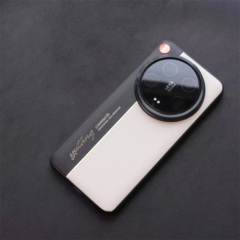 Fluorescent Skin Texture Luxury Shockproof Bumper Case with Double Color Design