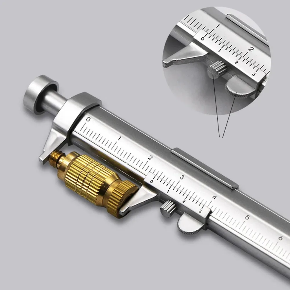 Ballpoint Pen Multifunction Caliper 0.5mm Gel Ink Vernier Caliper Roller Ball Pen Creativity Stationery