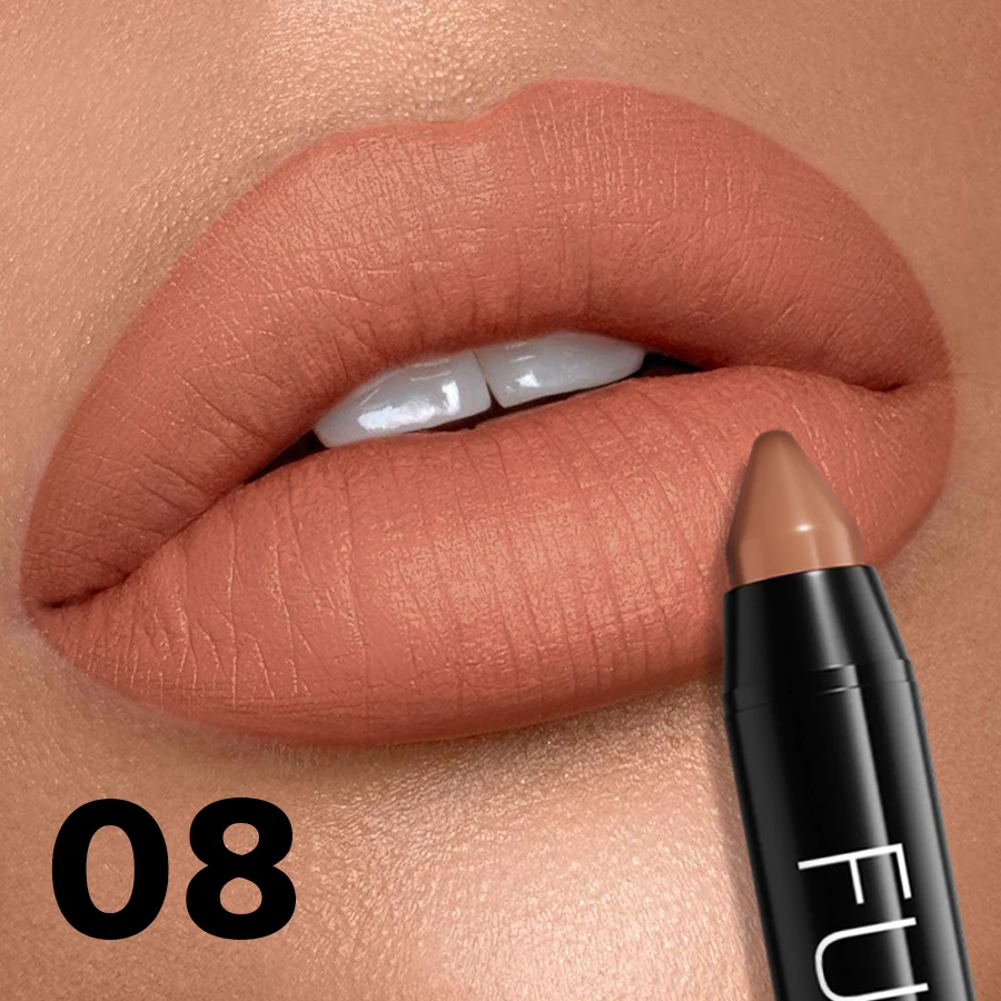 thumbnail image 1 of 16 Color Nude Brown Lipliner Pen Waterproof Lipstick Sexy Red Matte Contour Lip Tint Lasting Lips Korean Makeup product lipgloss, 1 of 5