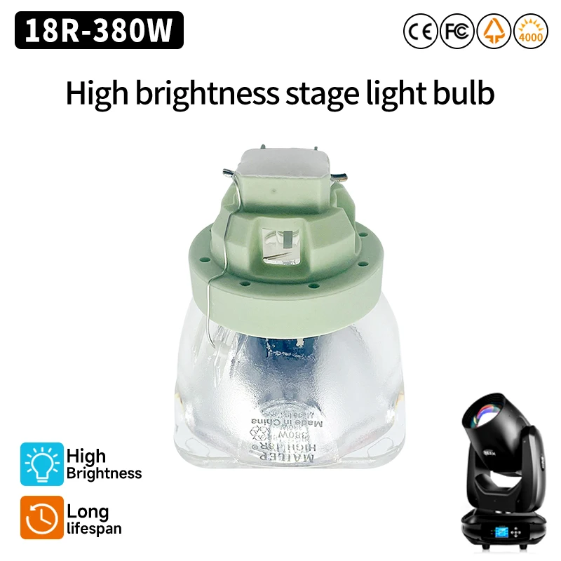 

Free shipping 18R 380W Snlamp Moving Beam Light SIRIUS 380w Bulb for MSD Platinum Stage Lamp For DJ Disco Stage Lightin