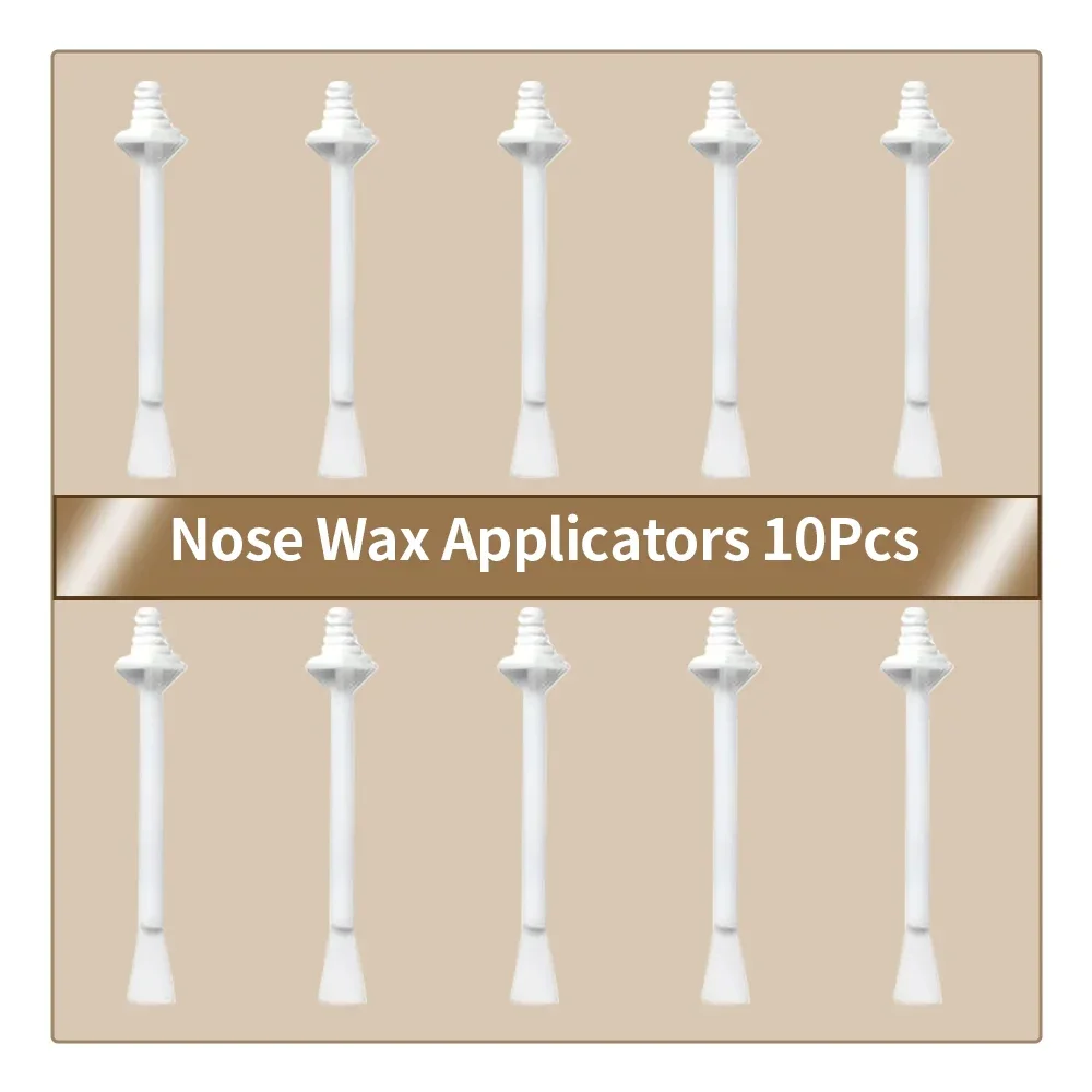 Nose Wax Sticks 10, 40 ,60 ,100PCS Nose Wax Applicators for Painless Nose Hair Removal Tool Wax Accessories Beeswax Safe 4