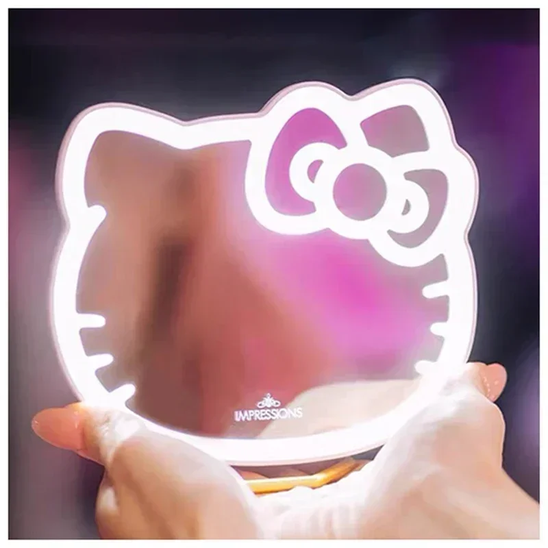 

Новинка, портативное зеркало, настольное светодиодное зеркальное зеркало, зеркало для макияжа, милое Зеркало для девушки