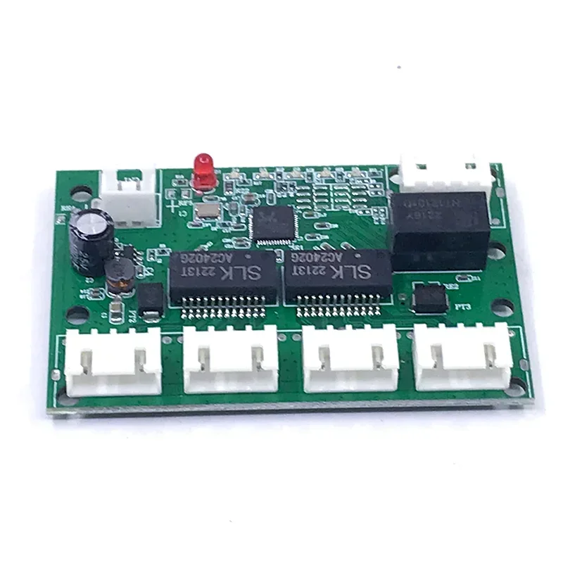 Mini PCBA 4/5 Ports Network Ethernet Switch Module 10/100Mbps 5V 12V 15V 18V 24V network switch ethernet network