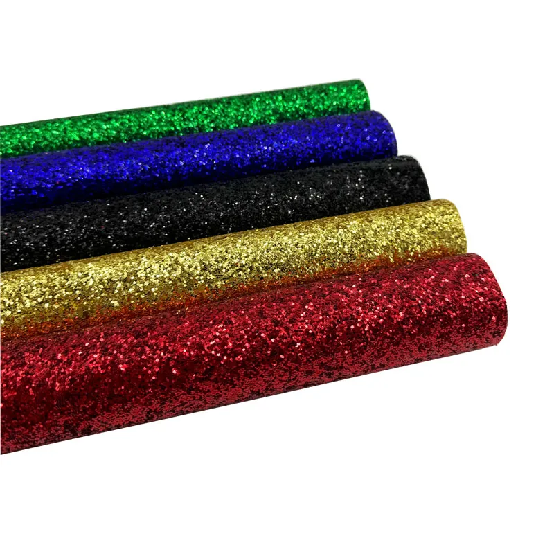30*135cm Glitter Leather Sheets For Decoration DIY Handmade Bows