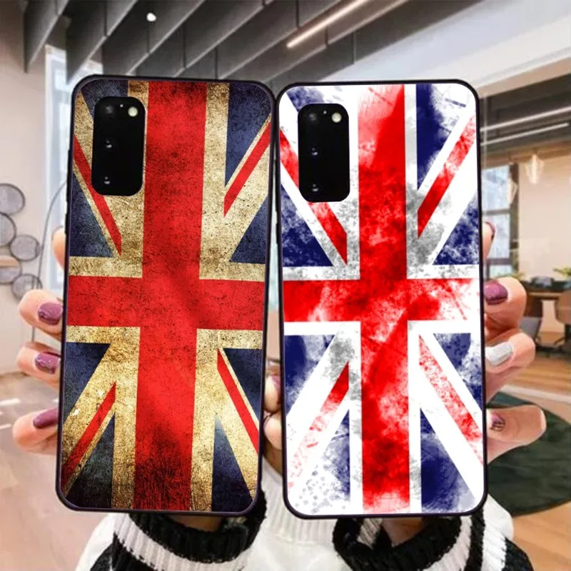 Custodia Per Telefono British Uk Union Flag Per Realme Gt 2 9I 8I 7I Pro X50 X2 C35 C21 C20 C11 C3 Cover Morbida Nera Per Telefono