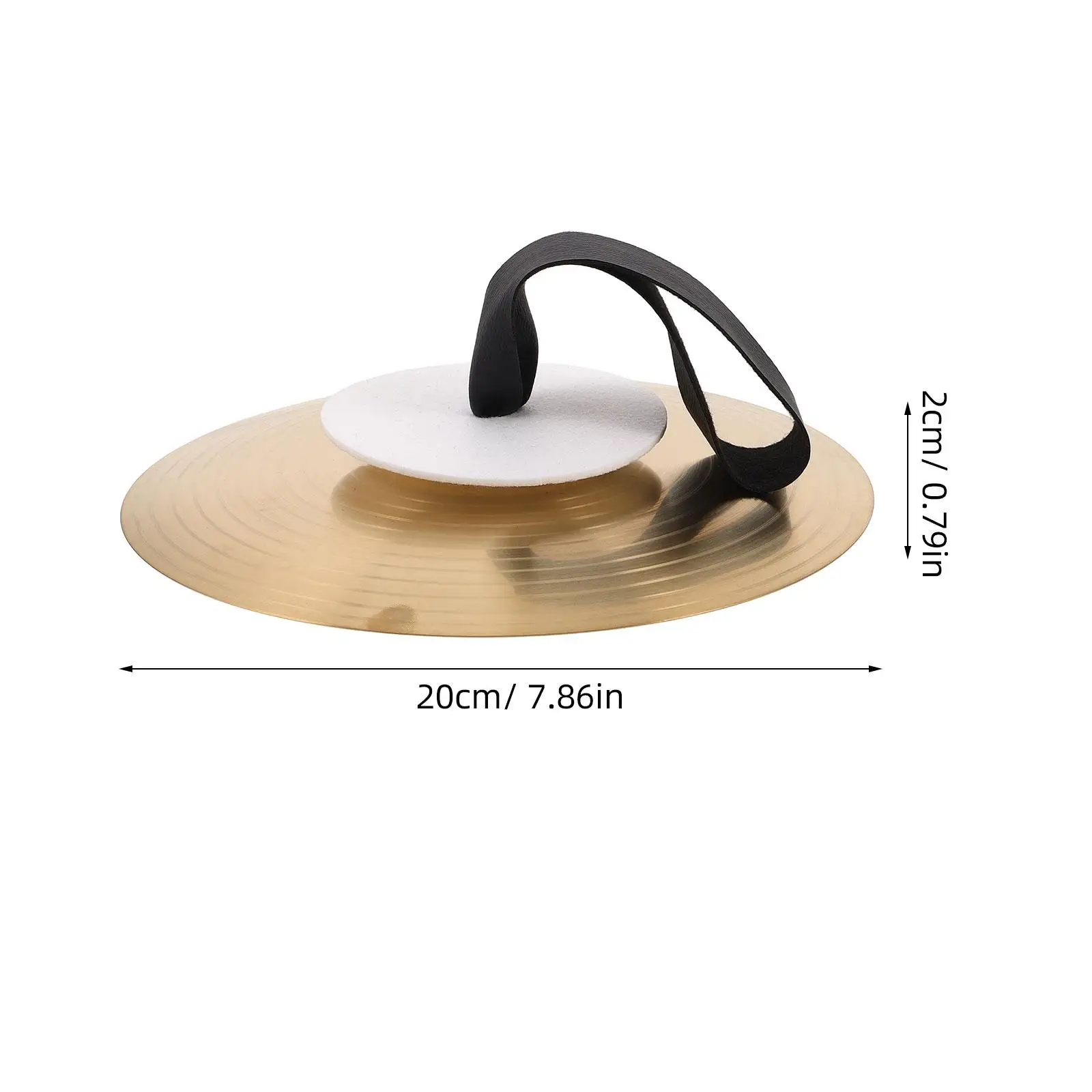 Cymbal Performance Dancing Party Prop Musical Hand Portable Dance Mini Instrument Toy Clear Sound Cymbals