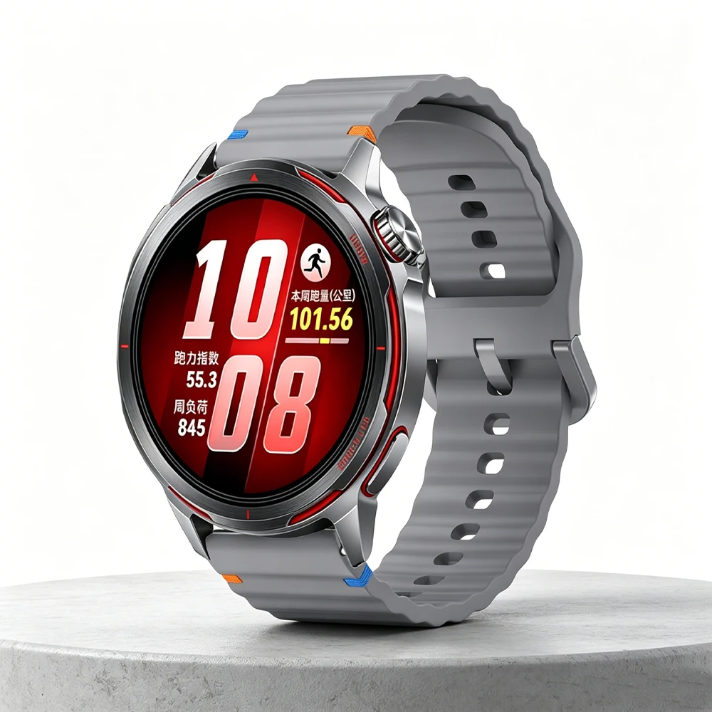 Breathable Wave Silicone Watch Strap - Multiple Widths Available