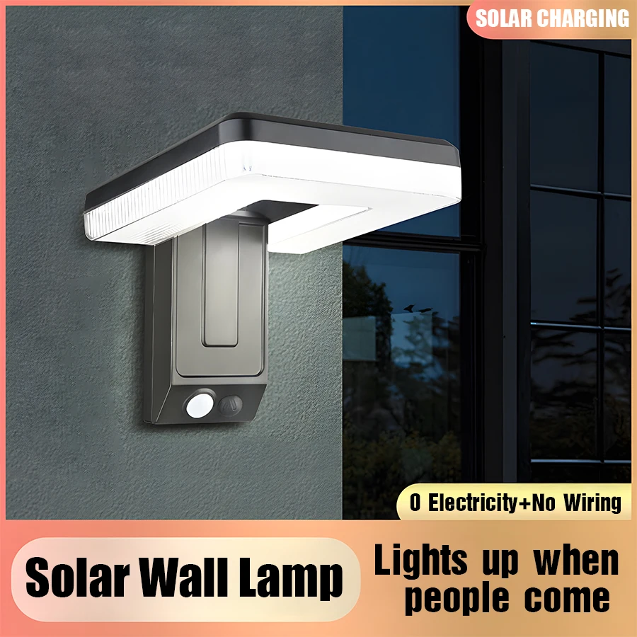 Outdoor Waterproof LED Wall Light Courtyard Minimalist Corridor Human Sensor Light 120 &deg; Folding Balcony Lighting Wall