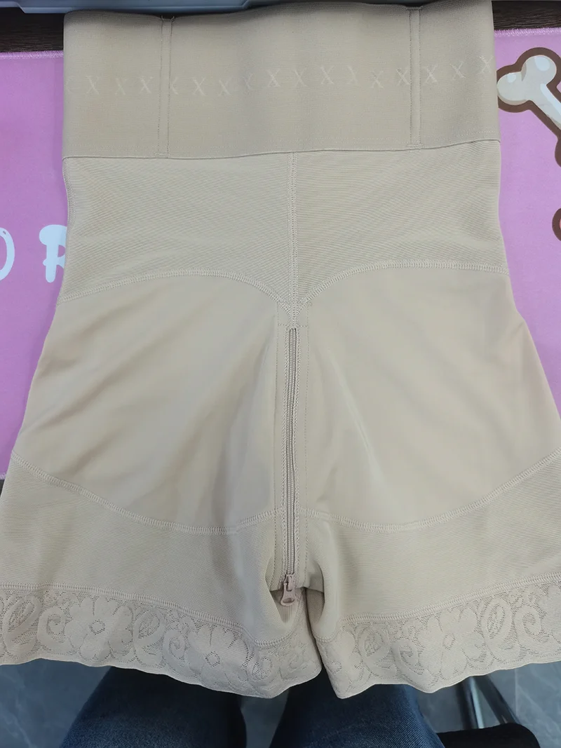 Fajas Reductoras y Modeladoras Para mujeres Tail Lift Effect Lenceria Femenina Butt Lifter Zipper Shorts High Waisted Butt Pads