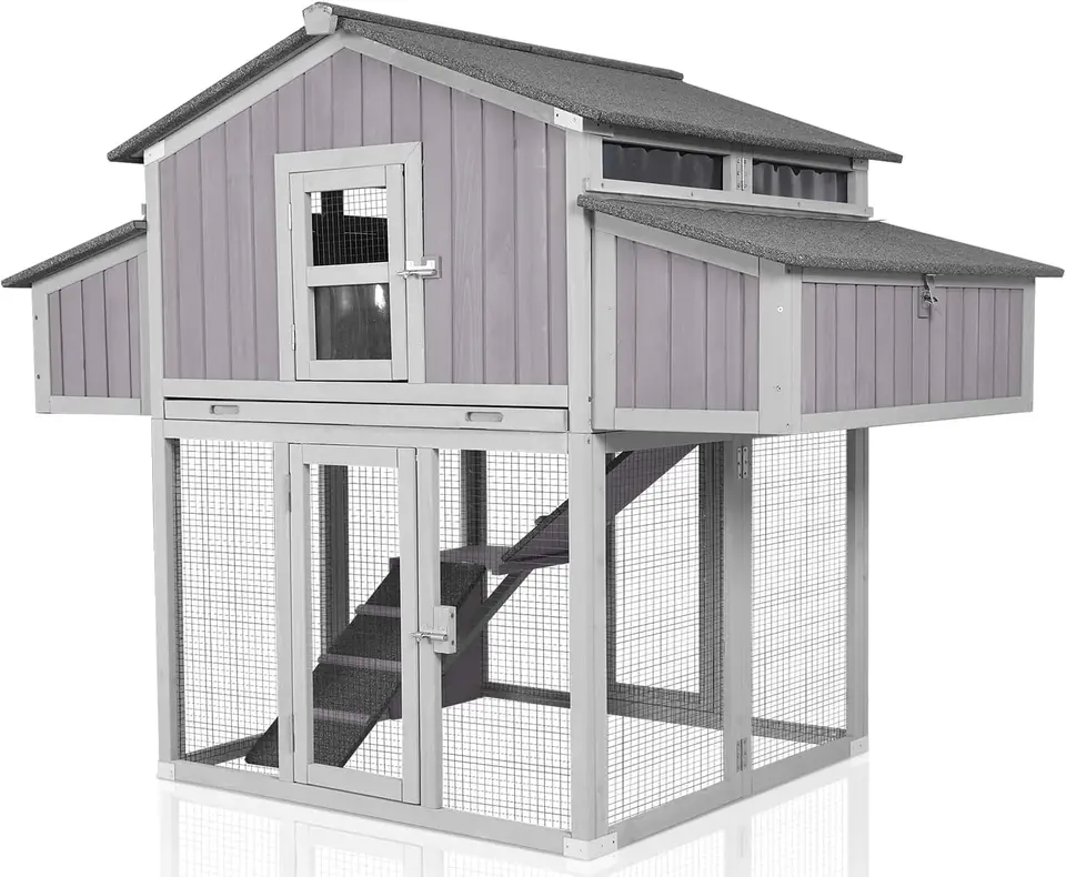Unique Folding Chicken Coop with Nesting Boxes