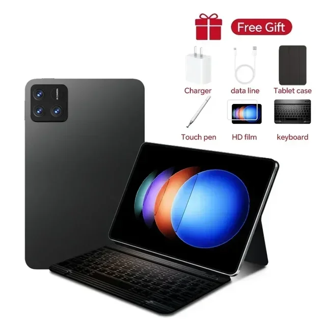 thumbnail image 1 of Tableta Mi Pad 6S Pro 2024 original, versión global, HD 4K, Android 13, Snapdragon 888, 11 pulgadas, 16 GB + 1024 GB, 10 000 mAh, 5G, doble SIM, WIFI, 1 of 5