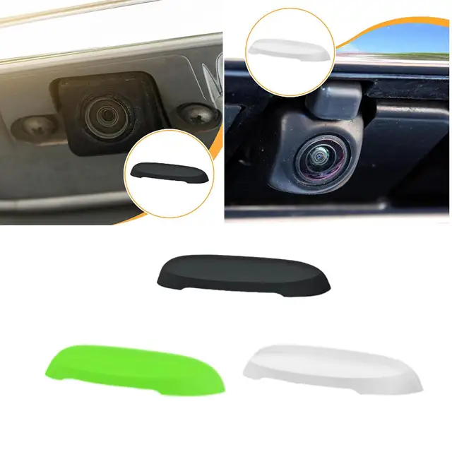 Car Rear View Camera Shield Easily Install Waterproof Multifunctional Silicone Rear View Camera Protection Anti Rain Cover 2