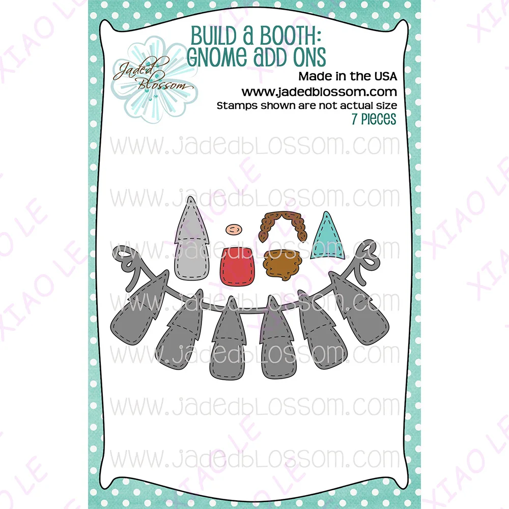 Gnome Friends Gingerbread Holiday Metal Cutting Dies for Crafts and Scrapbooking