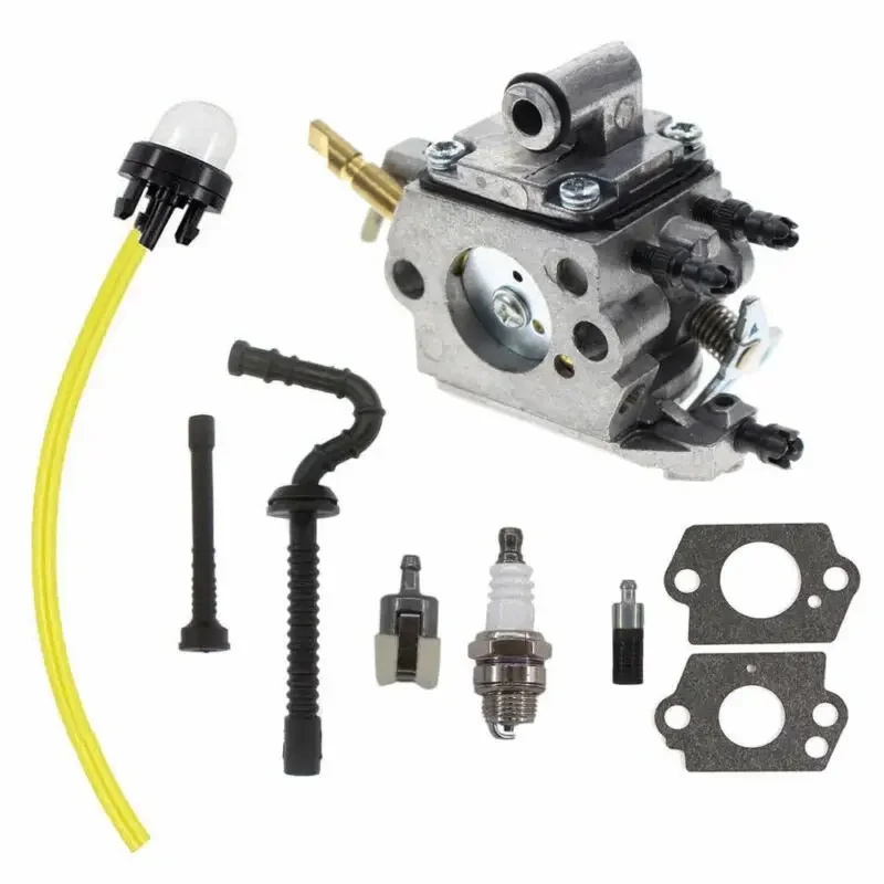 

High Quality Trimmer Carburetor For Stihl MS192 MS192T MS192TC Chainsaw Zama C1Q-S258 Carb Fuel Hose Replace For ZAMA C1Q-S258