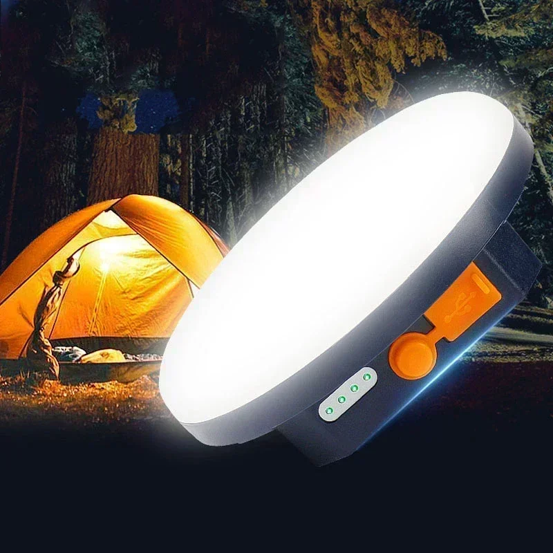 9900mAh LED Tent Light Rechargeable Lantern Portable Emergency Night Market Light Outdoor Camping Bulb Lamp Flashlight Home
