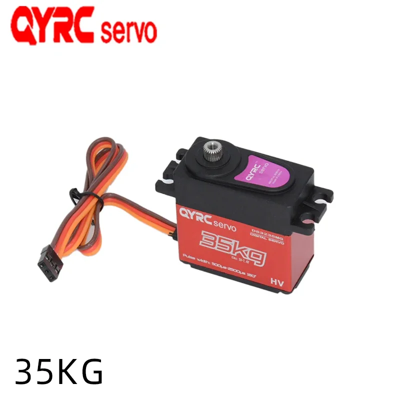 4X Waterproof Servo 20Kg 25Kg 30Kg 35Kg 40Kg High Speed Metal Gear Digital Baja Servo For 1/8 1/10 Scale RC Car Free Gifts 6