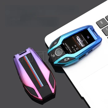 Copertura Della Cassa Chiave dell'automobile Sacchetto Chiave Per Bmw 1 3 5 7 Serie X1 X3 X5 X6 X7 F30 G20 F34 f31 G30 G01 F15 G05 I3 M4 Accessori Auto-Styling - Copertura Della Cassa Chiave dell automobile Sacchetto Chiave Per Bmw 1 3 5 7 Serie