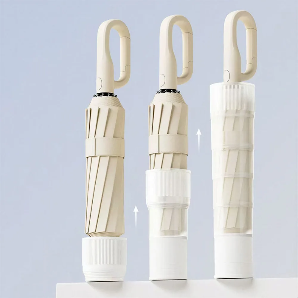 Premium Wind-Resistant Foldable Umbrella with Ergonomic Handle and UV Protection