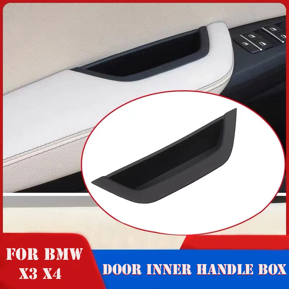 

1pcs Car Auto Interior Inner Door Handle Pull Trim Compatible For Bmw F25 F26 X3 X4 2011-2017, Front Left Side