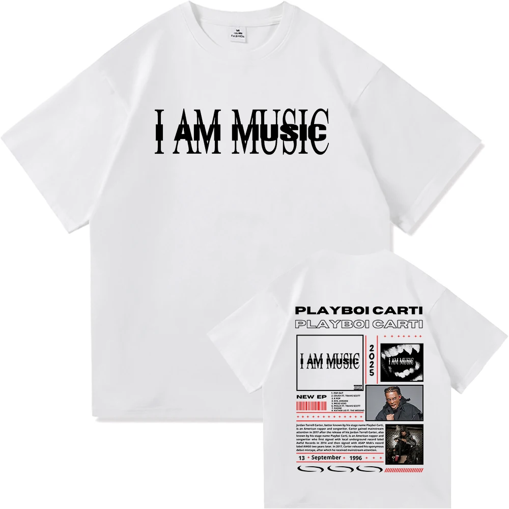 Playboi Carti I AM MUSIC New Album T Shirt Fashion Men/Women