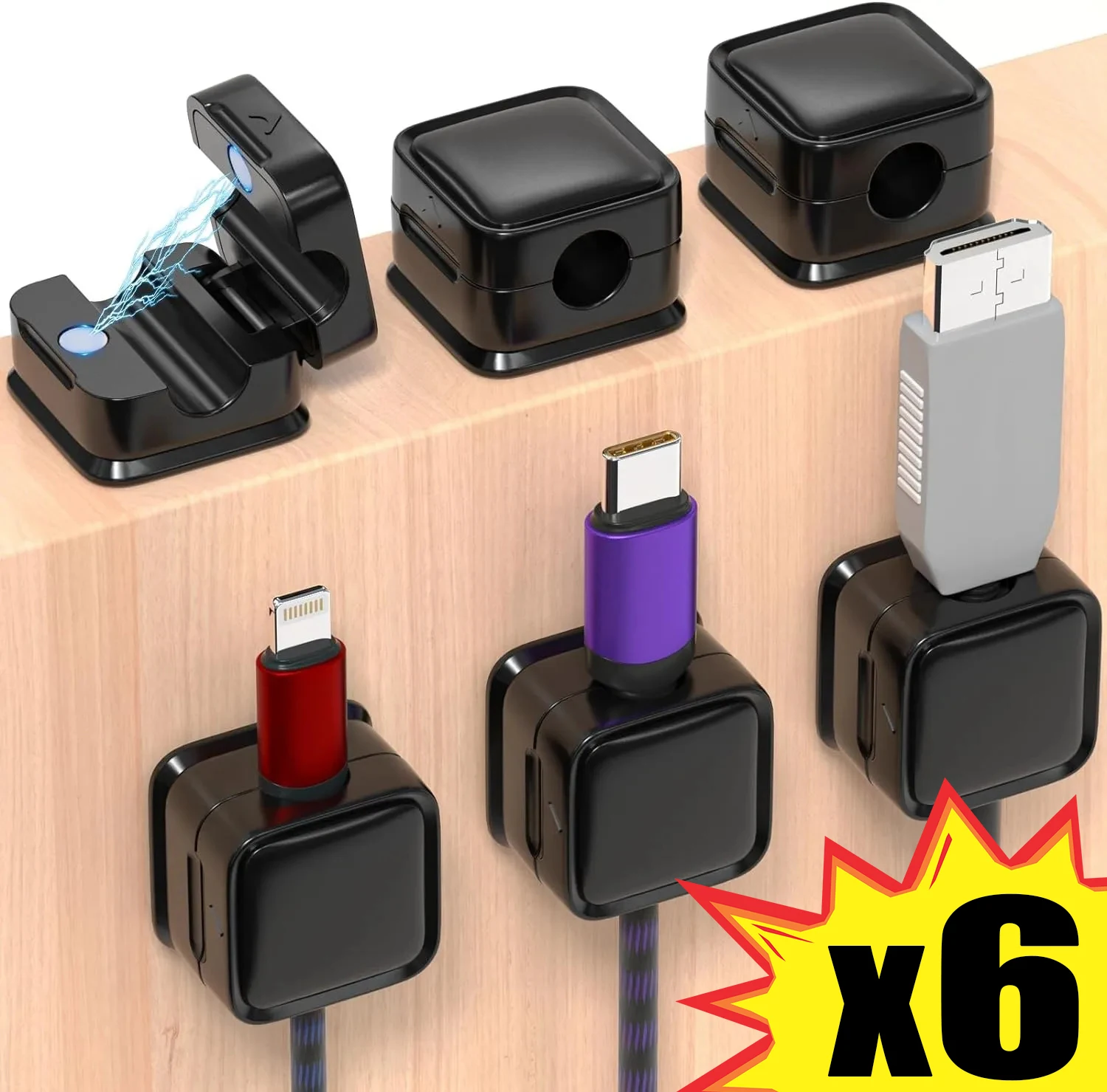 

Магнитная намотка для кабеля, самоклеящийся USB-шнур, фиксатор, органайзер для дома, офиса, настольное регулируемое зарядное устройство, зажимы для управления линиями