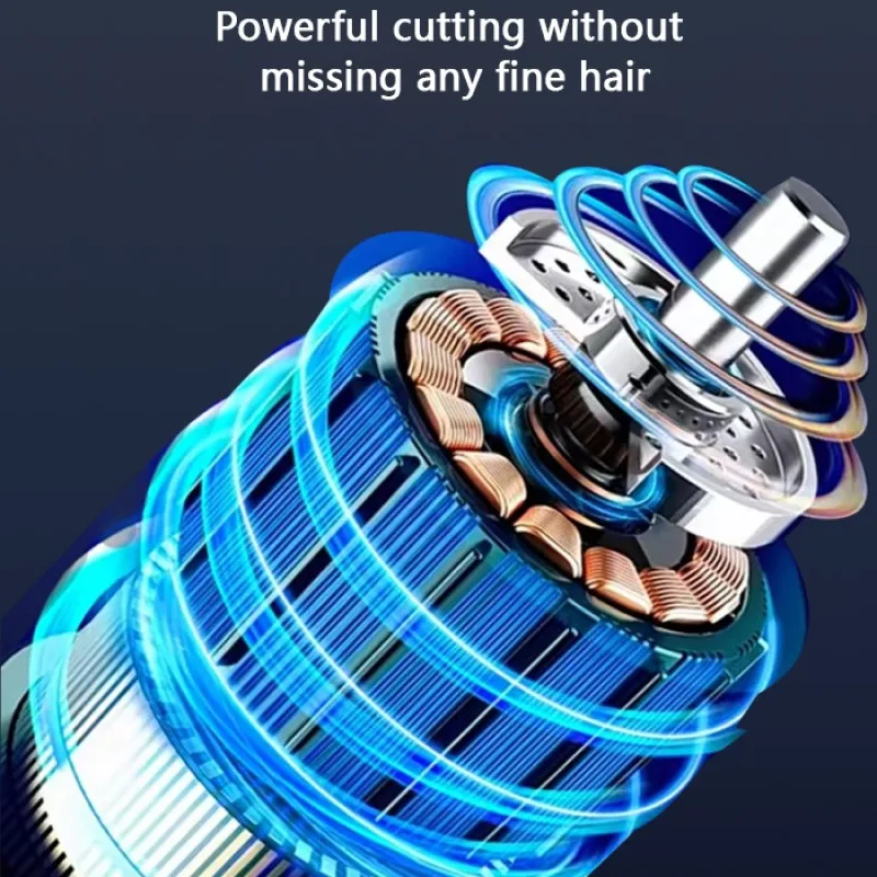 Kemei Professional Hair Trimmer Cordless Rechargeable Edgers Clipper Electric Hair Cutting Kit LCD Display Beard Shaver for Men