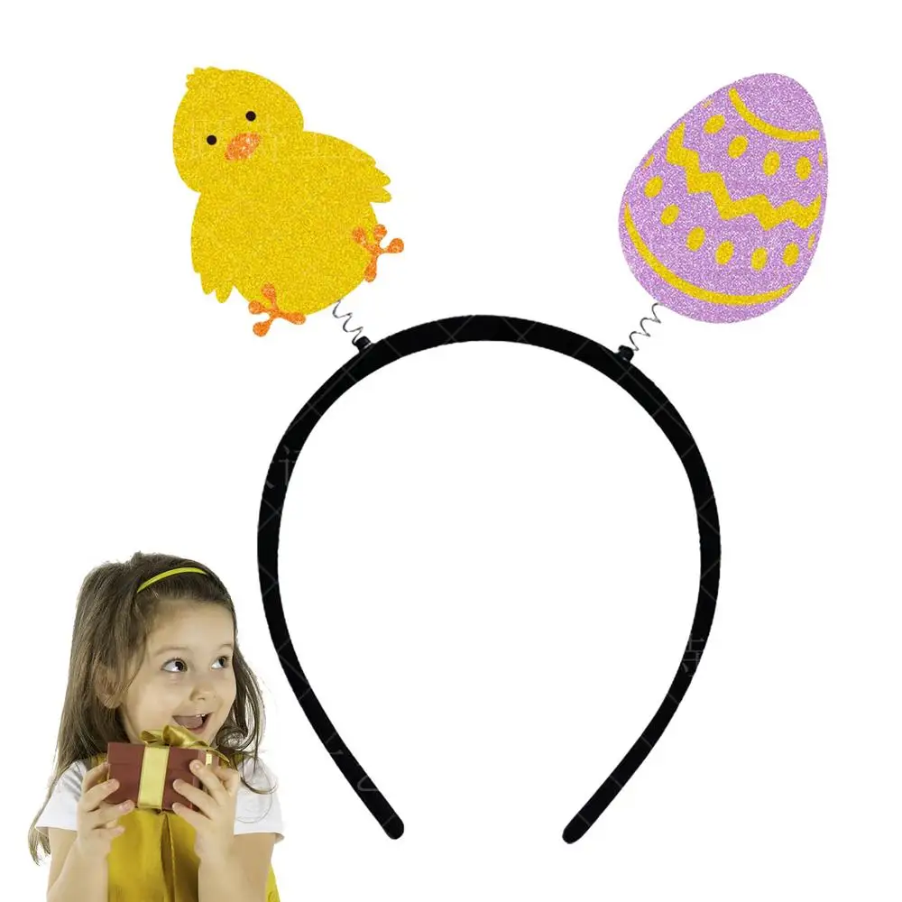 Easter Rabbit Headband Easter Egg Hairband Festive Kids Headband Universal Easter Accessories For Party Home Festival