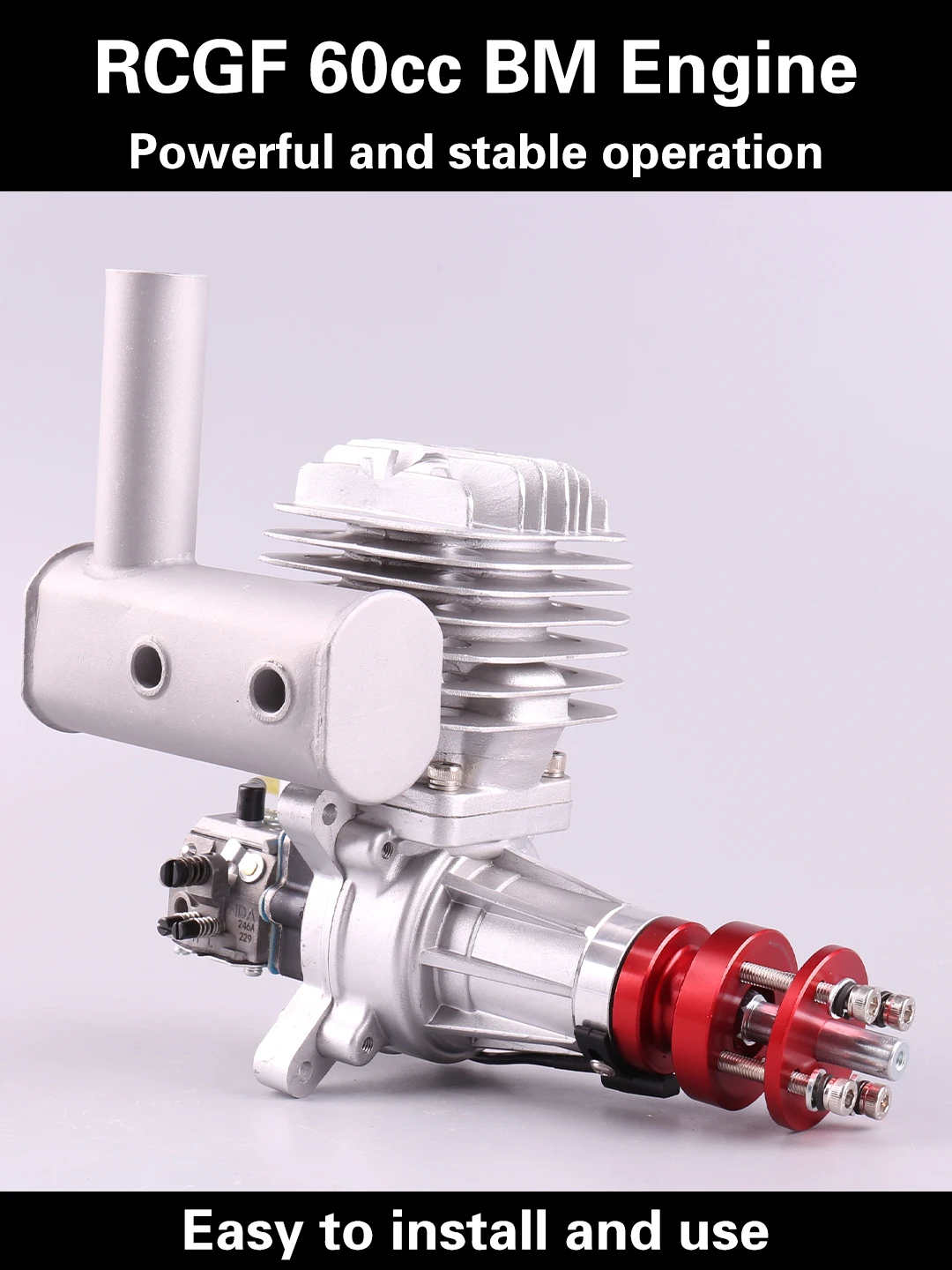 

RCGF 60cc BM боковая выхлопная труба модель самолета двигатель Walbro карбюратор Прямая продажа от производителя