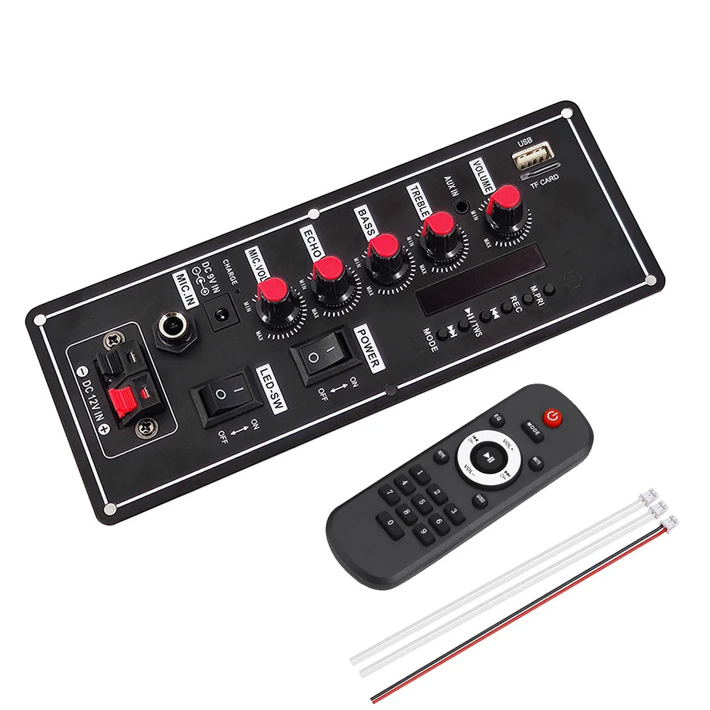 Amplificatore Bluetooth 5.0 Stereo 20W+20W - Con AUX, USB, Controllo App, Per Casa E Auto - Foto 3