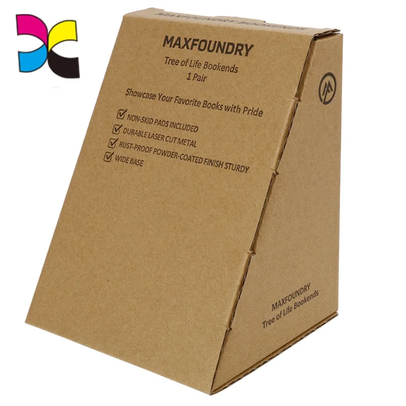 

customized Triangle/rectangle kraft paper box shipping box package