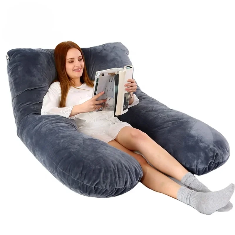 

Pregnant and Nursing Women Maternity Support Cushion Comfortable Full Body U Shaped Pregnancy Pillow