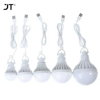 휴대용 캠핑 램프 미니 전구 LED USB 전원, 3W 7W 9W 12W