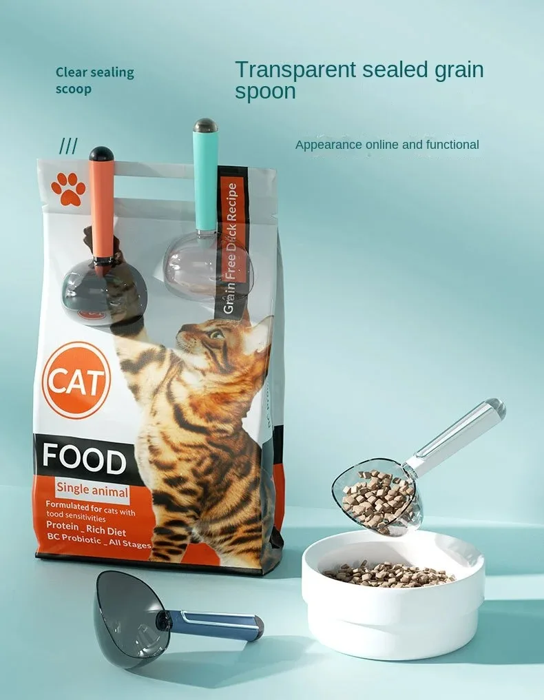 Title 1, Pet Food Spoon for Dogs and Cats with Food Retr...