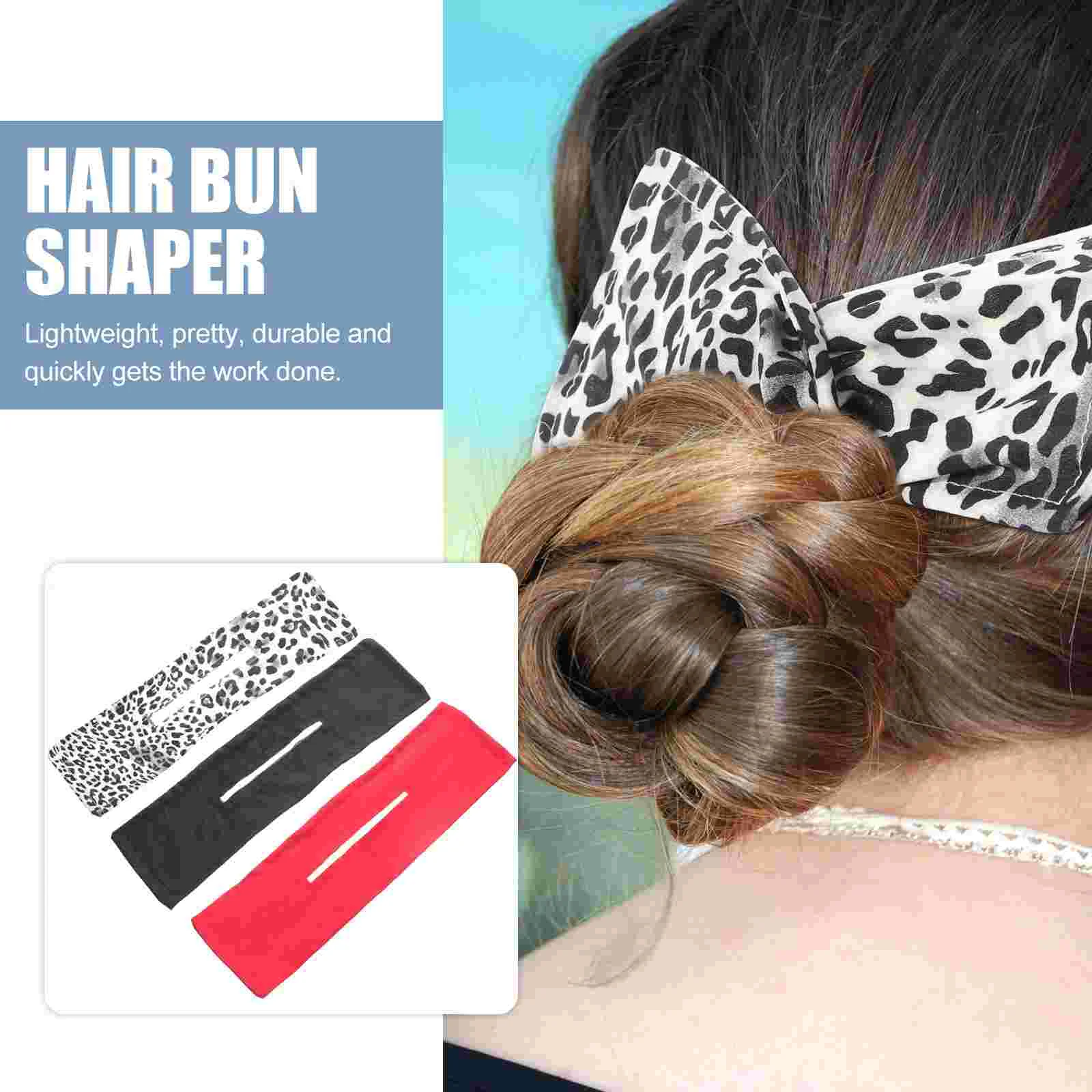 3 Pcs Hair Pins for Women Lazy Clip Styler Bun Shaper Headgear Wow Products Fabric Miss