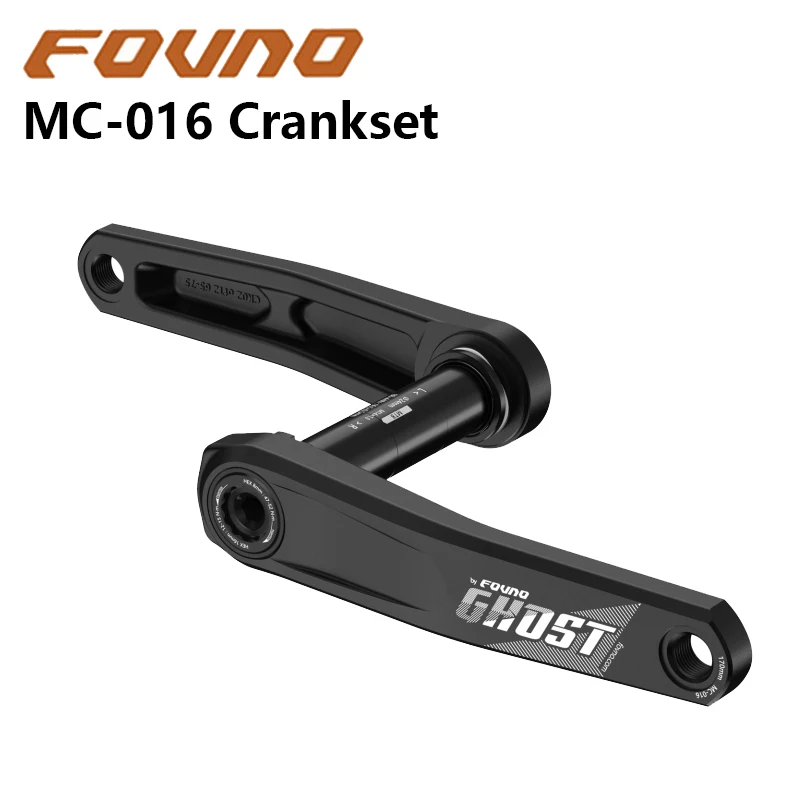 FOVNO MC016 Crankset GHOST Cranks 170mm 175mm With Bottom Bracket BSA For MTB Mountain Bike