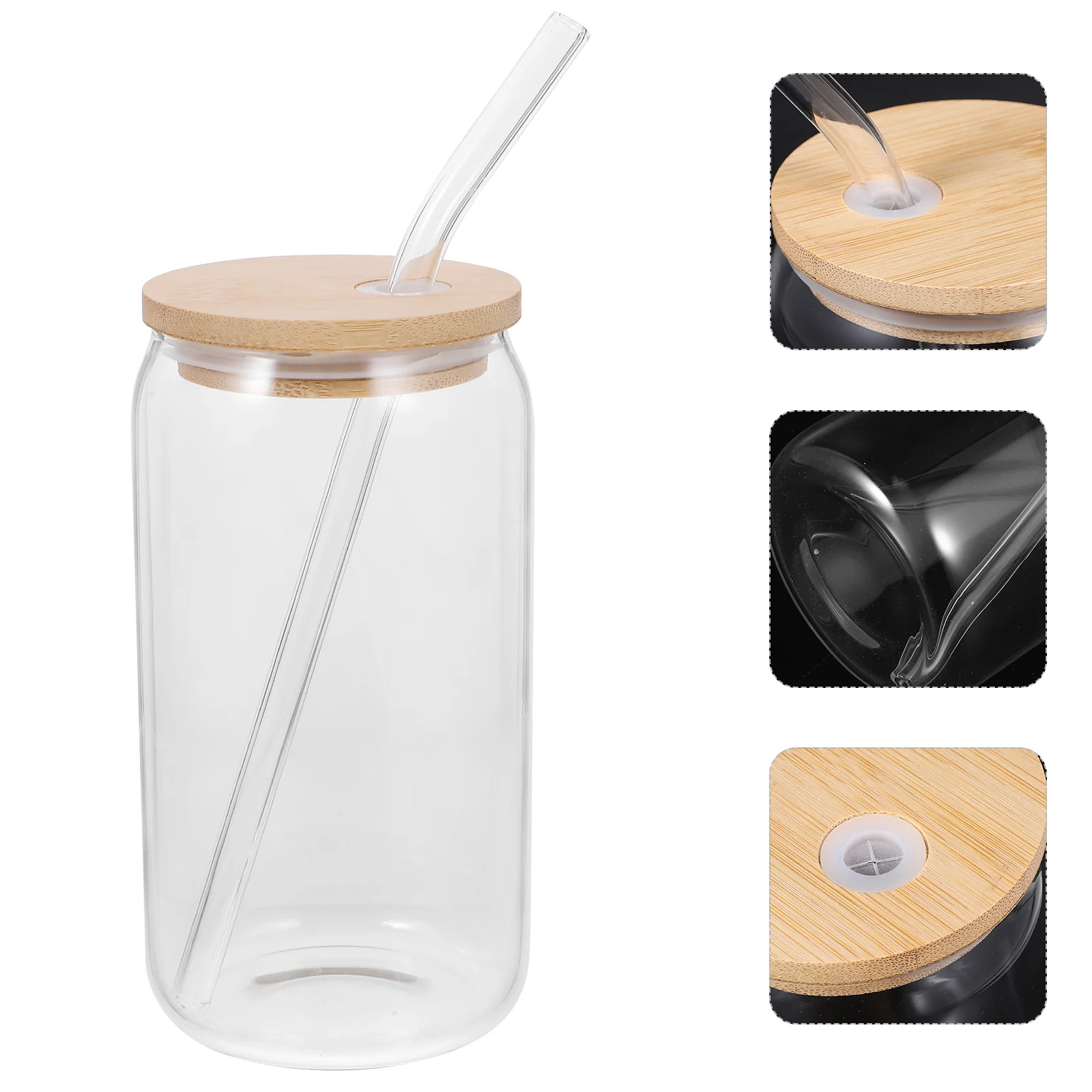 

Of Clear Glass Mugs With Lid And Straw Lovely Glass Drinking Cups Heat Resistant Glass Straw Cup Milk Tea Juice Cup